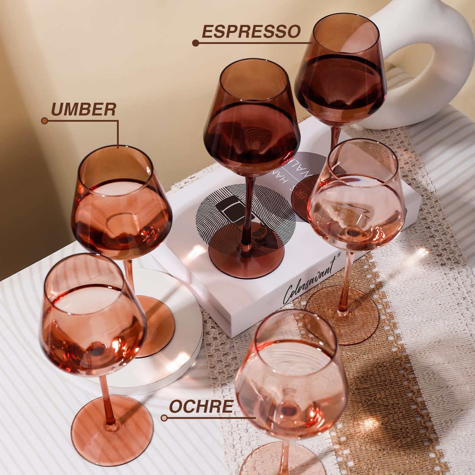 Colorsavant Brown Collection in elegant table setting to elevate gatherings.