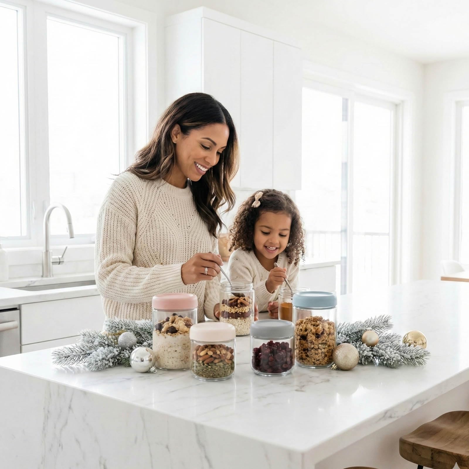 ColoVie dishwasher safe glass storage for simple cleaning