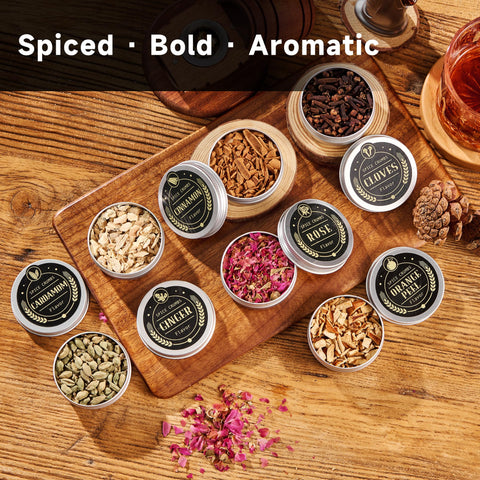 ComboJoy smoker kit with cherry chips adds depth to bourbon cocktails