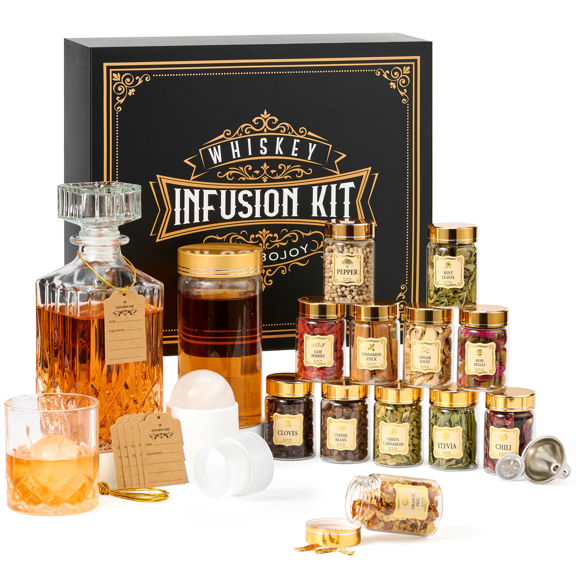 ComboJoy whiskey infusion kit decanter elevates at-home tastings