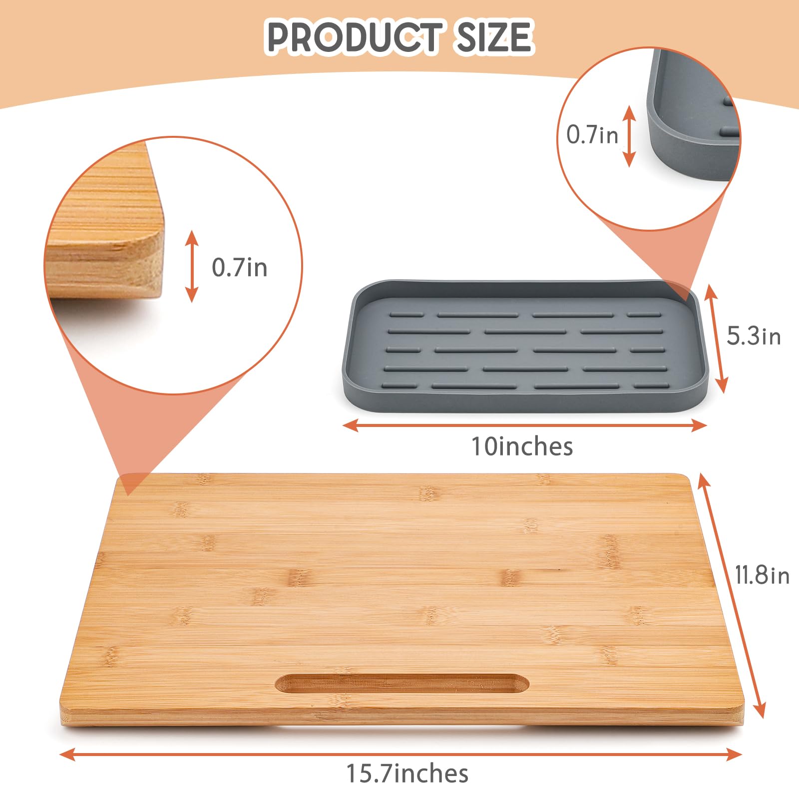 Comesix bamboo slider-durable adds warmth and sturdiness to kitchens