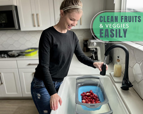 Comfify XL compact kitchen-friendly collapsible strainer