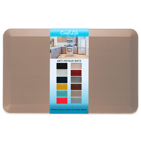 ComfiLife anti-fatigue floor mat for kitchen improves comfort during cooking and cleanup.