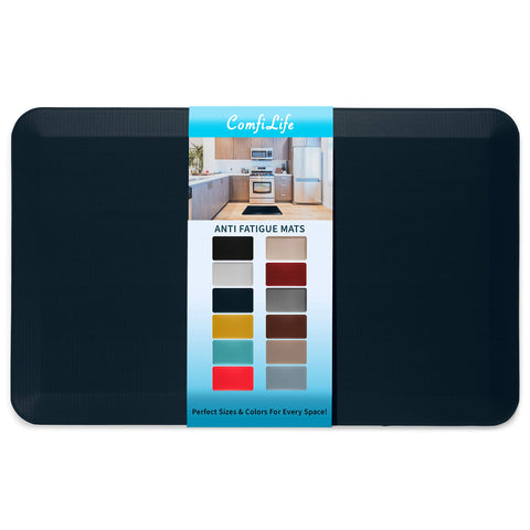 ComfiLife anti-fatigue mat close-up shows cushioned foam for comfortable standing