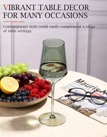 comfit long-stem design offers graceful hold and presentation