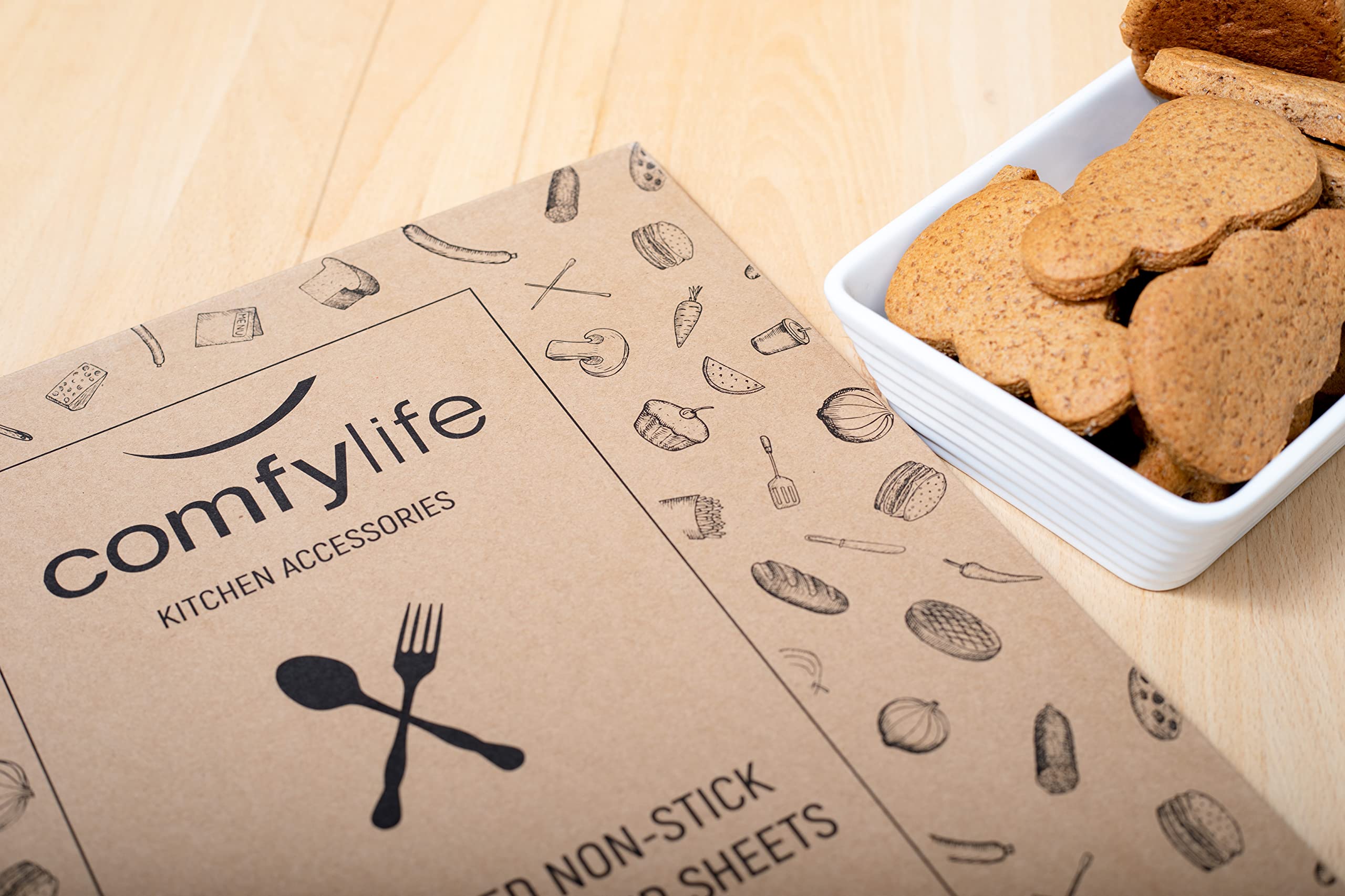 Comfylife easy cleanup with no curl, tear, or burn risk.