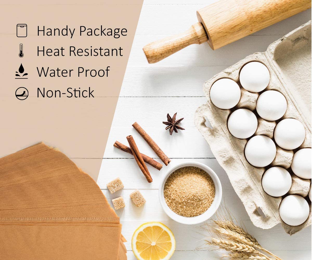 Comfylife pre-cut baking sheets in flat packaging for quick access.