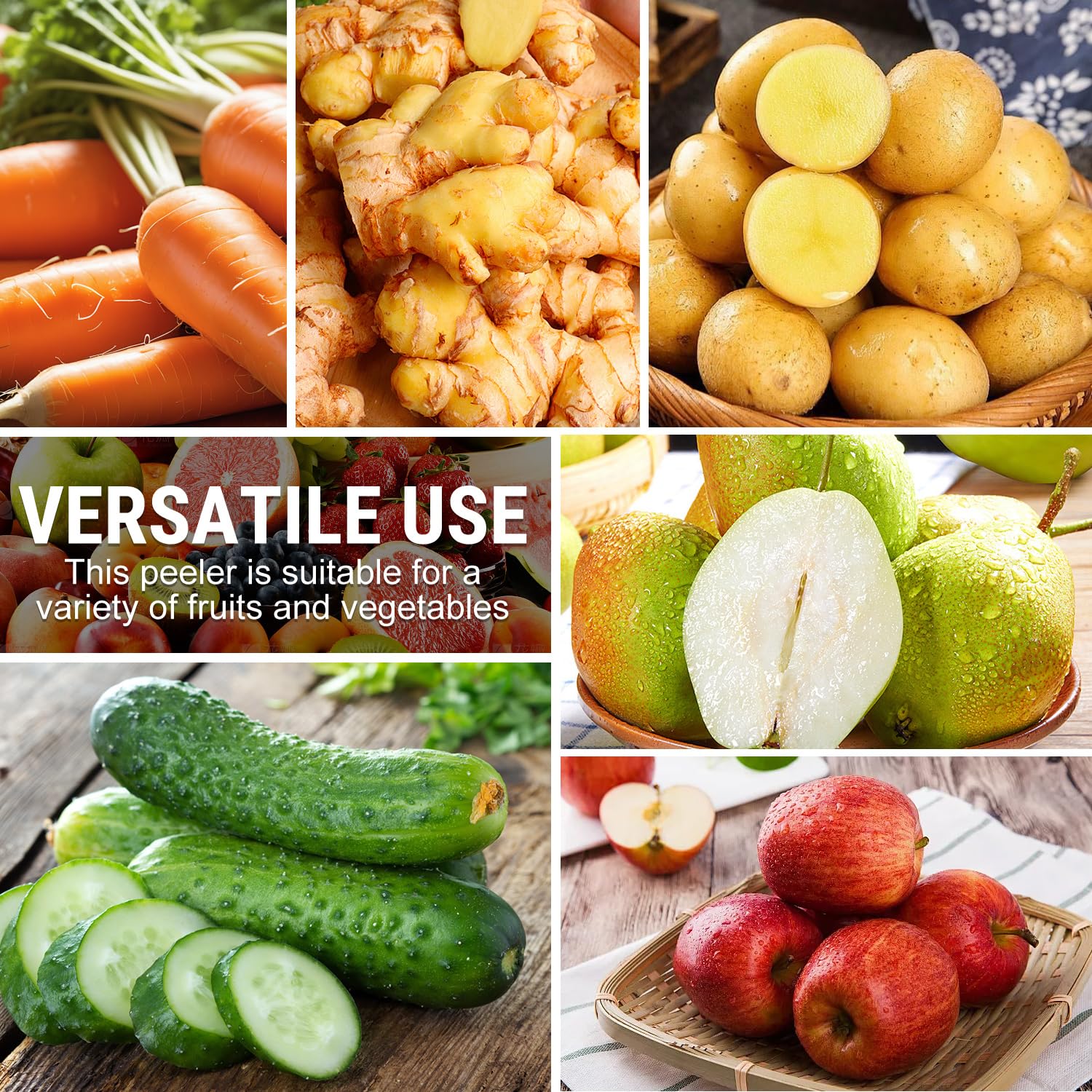 Compact peeler fits in drawers and is dishwasher-safe for easy cleanup