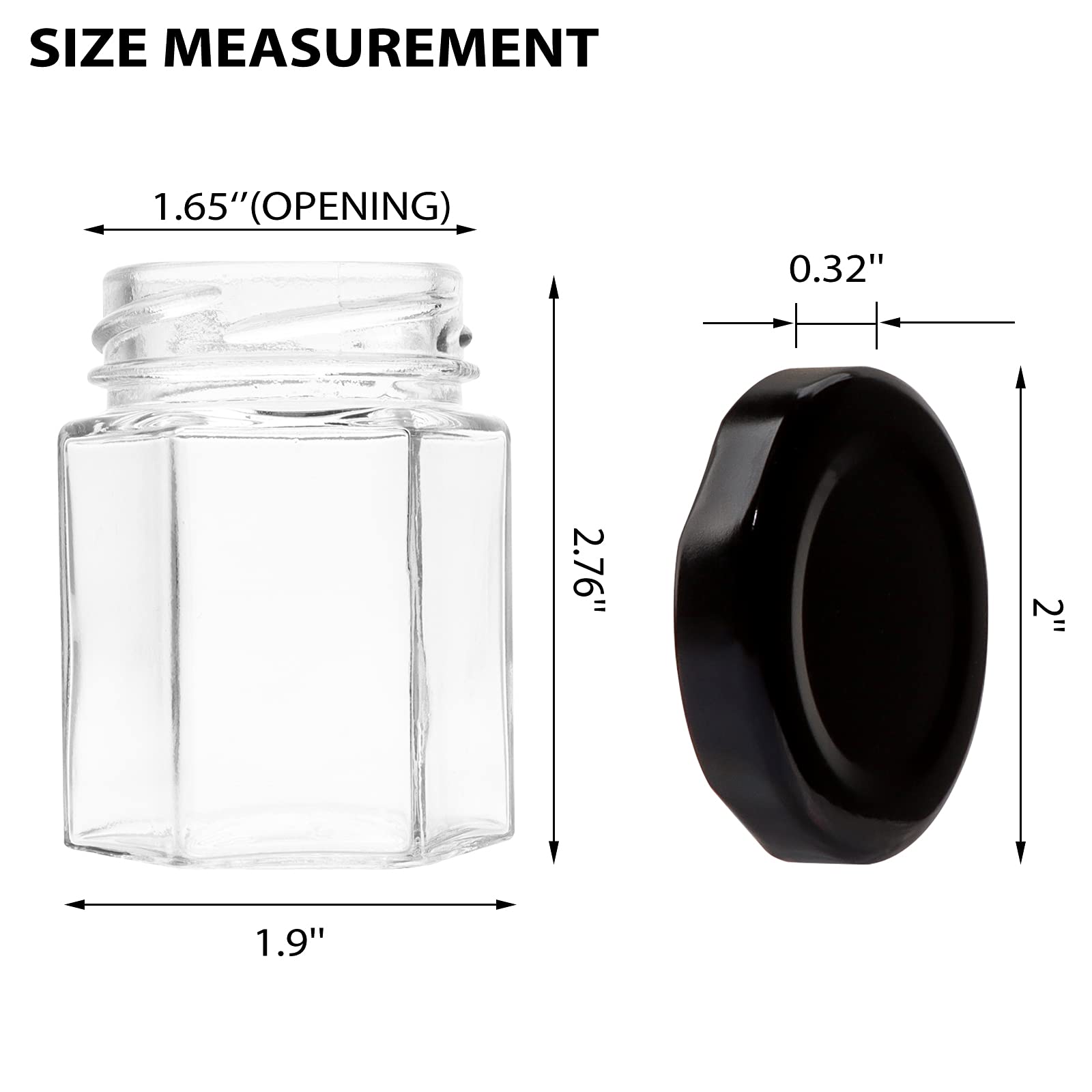 Comrzor airtight seal jar demonstrates secure storage for jams or honey.
