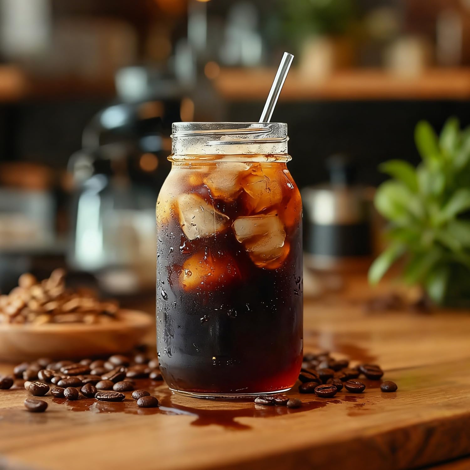 ComSaf 24 oz jar for beverages like sun tea and smoothies.