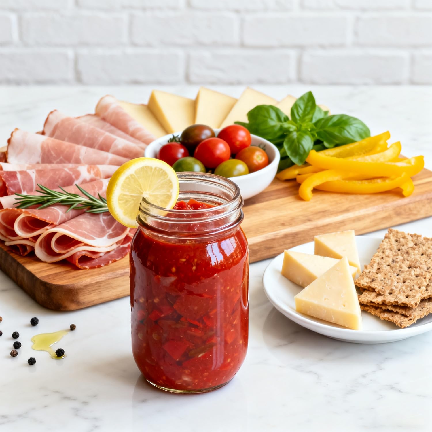 ComSaf jars stacked neatly for compact pantry organization.