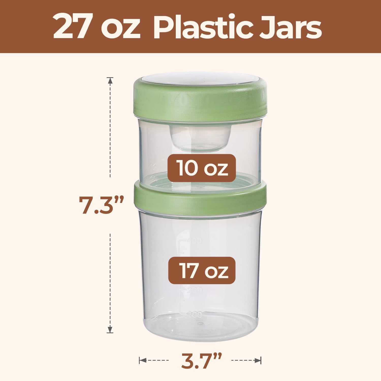ComSaf yogurt parfait cups with folding spoon you can keep handy during commutes