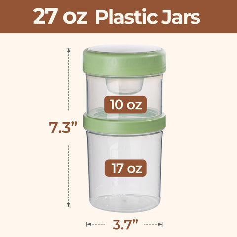 ComSaf yogurt parfait cups with folding spoon you can keep handy during commutes