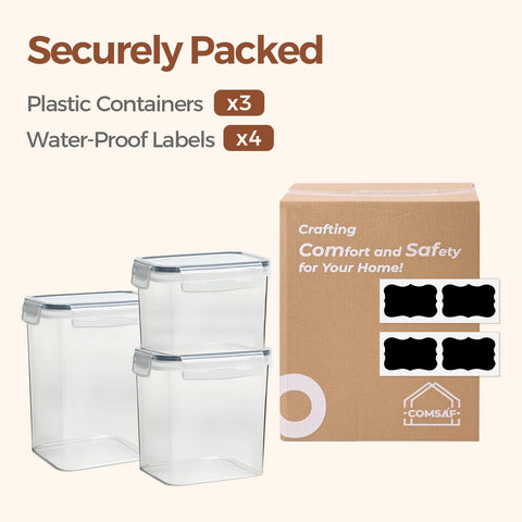 ComSaf four-label set included for ingredient differentiation