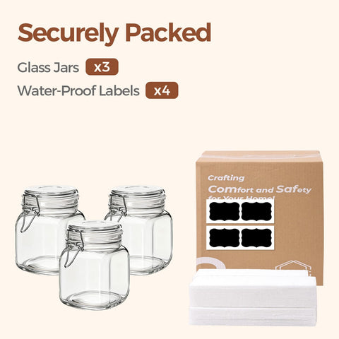 ComSaf lids seal to protect snacks and pantry items