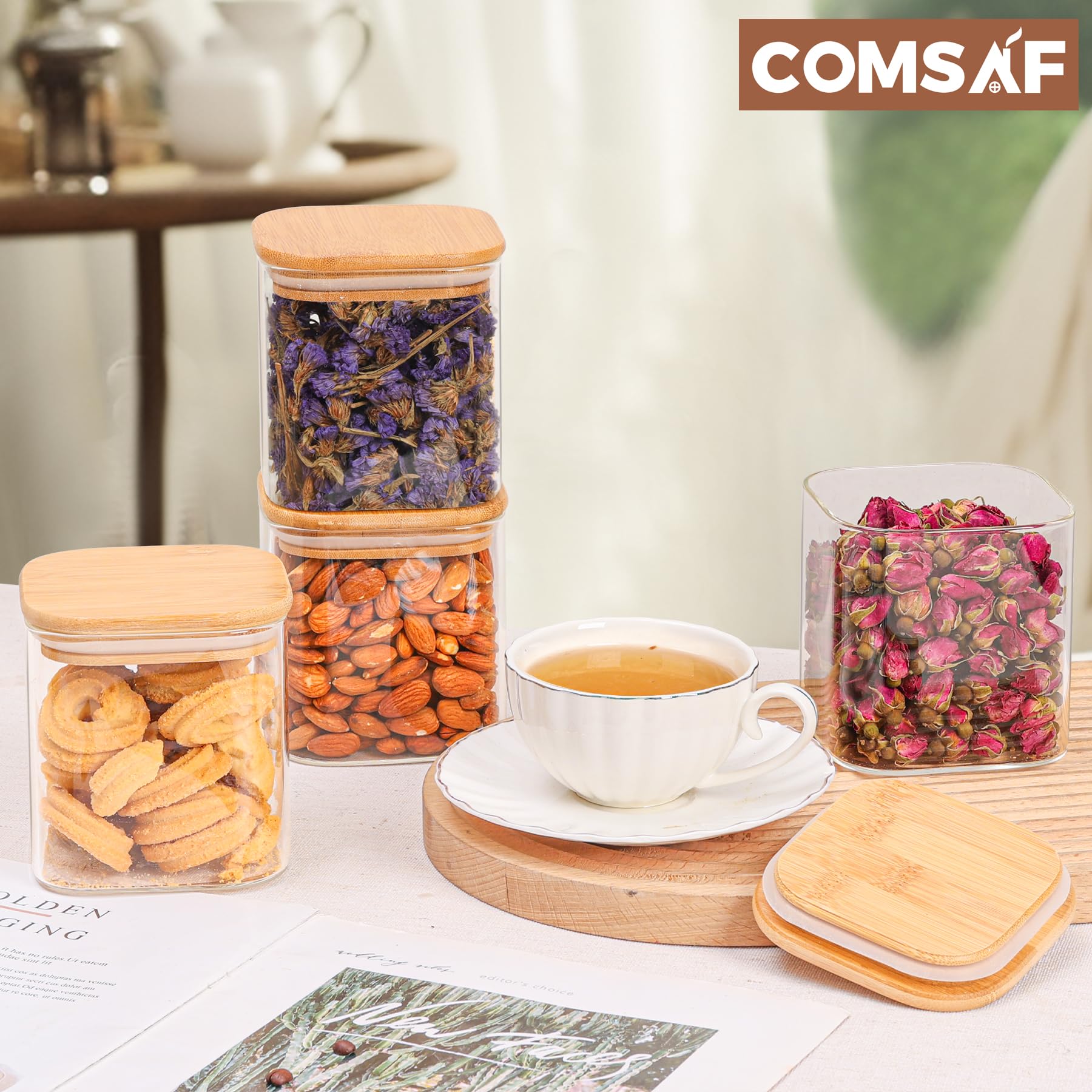 ComSaf wood-lid jars require hand washing to maintain the seal