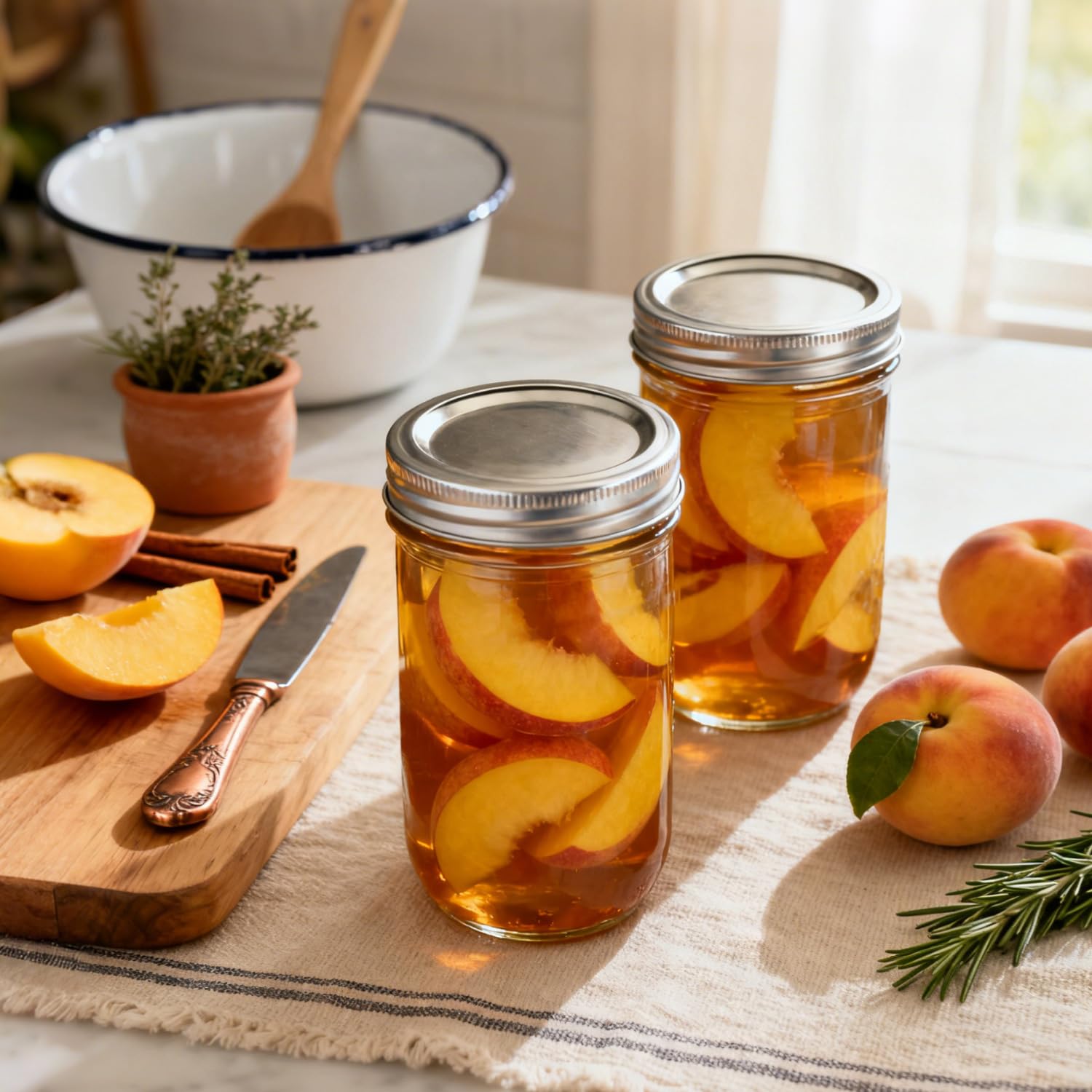 ComSaf clear glass jar showcases contents for easy pantry organization.