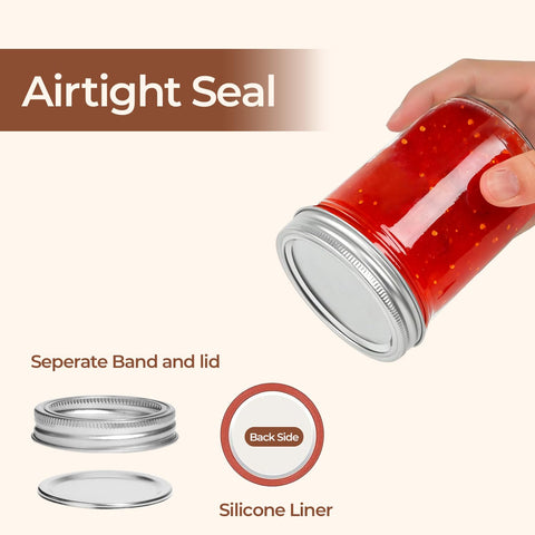 ComSaf clear glass jar interior view showing quality and transparency.