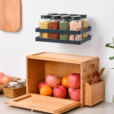 ComSaf 4oz jars compact size stores more spices efficiently.