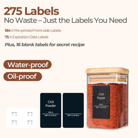 ComSaf date labels to track freshness and usage history