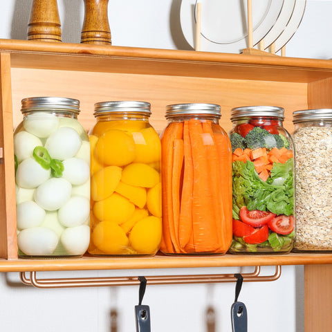 ComSaf dishwasher-safe jars retain clarity while resisting stains