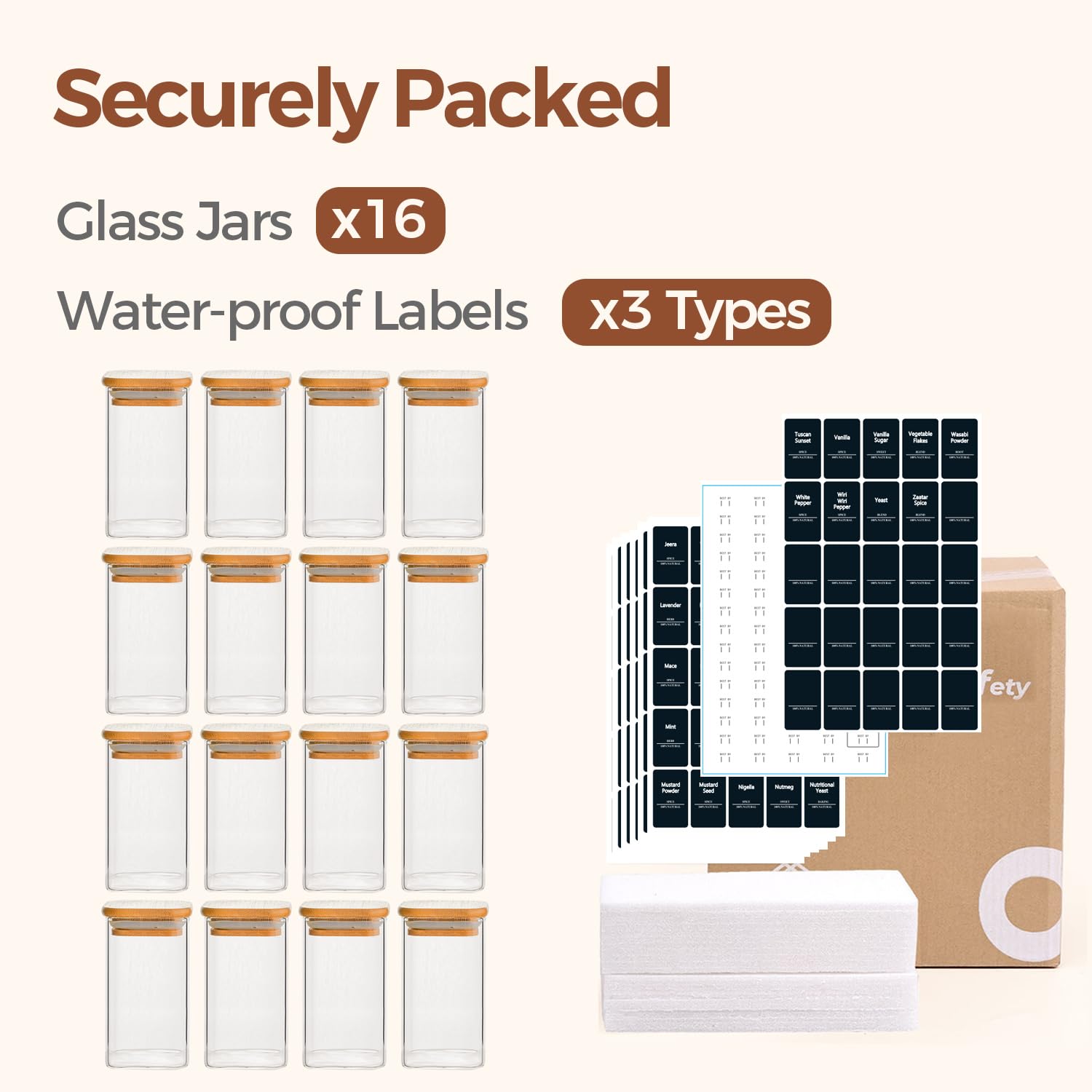 ComSaf durable jars stand up to daily kitchen use