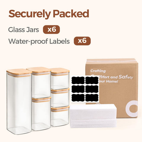 ComSaf easy-clean wide-mouth jar supports thorough washing and quick pantry refresh.