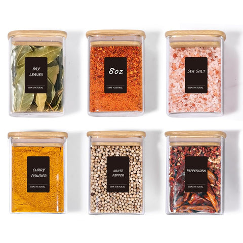 ComSaf versatile containers hold herbs, powders, salts, and loose tea.