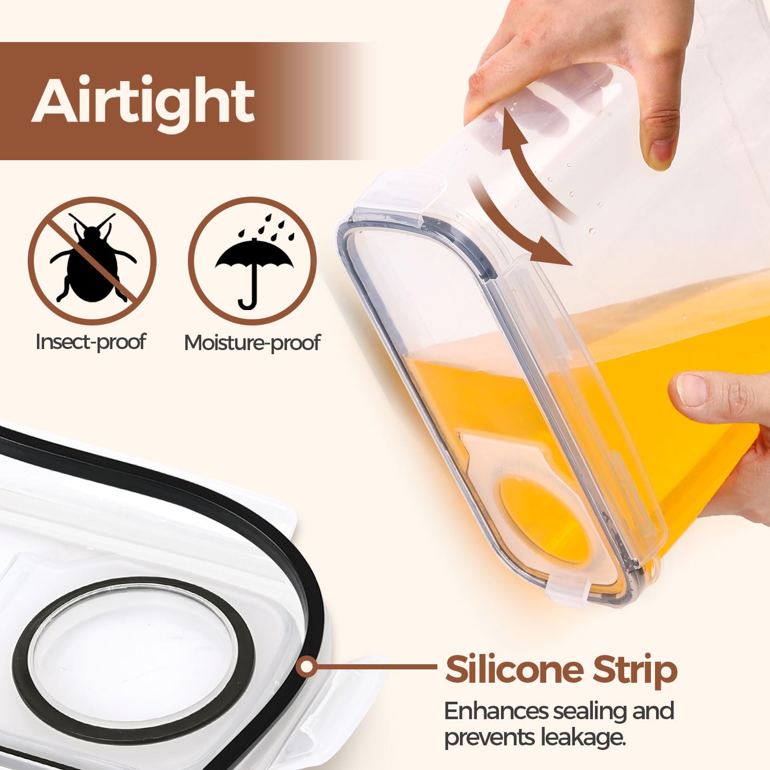 ComSaf containers include an ergonomic grip for one-handed lifting and easy pouring.