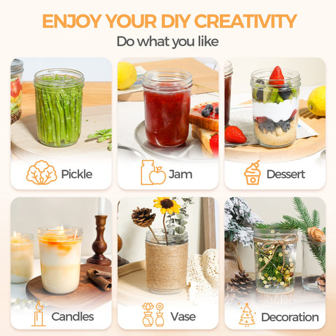 ComSaf dessert or snack jar in a ready-to-store setup.