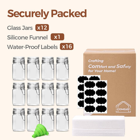 ComSaf gift-ready jars set, ideal for party favors.