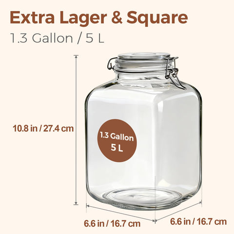 ComSaf glass jar with airtight lid showcasing secure moisture protection.