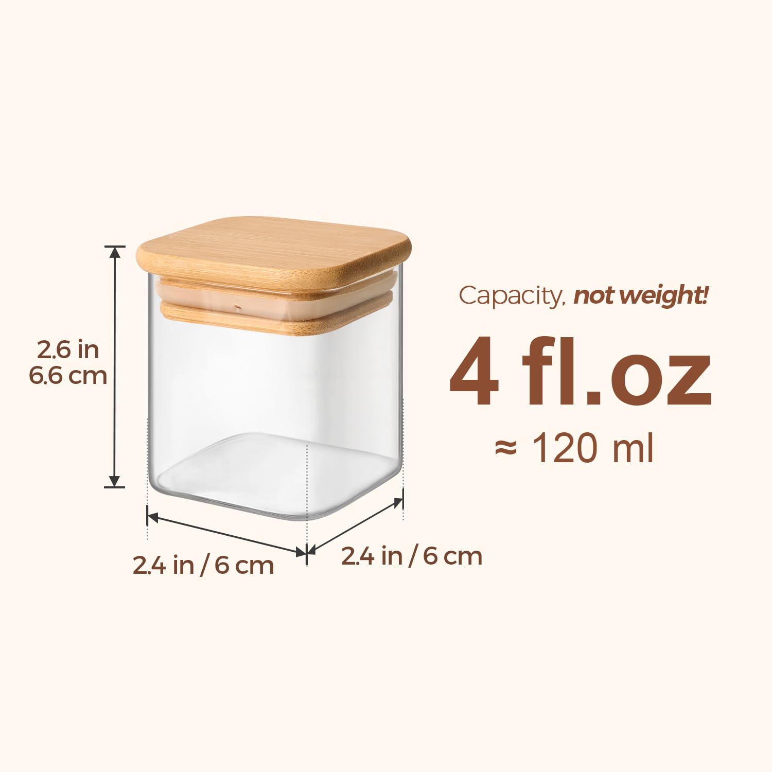 ComSaf jars with sealing lids demonstrating dust protection and freshness