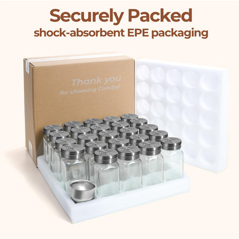 ComSaf labeled containers reduce clutter and boost meal prep efficiency.