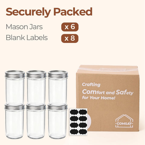 ComSaf waterproof labels included for easy content labeling and organization.
