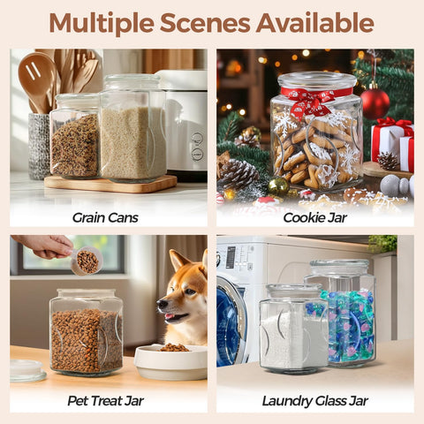 ComSaf laundry powder and pet supplies storage option.