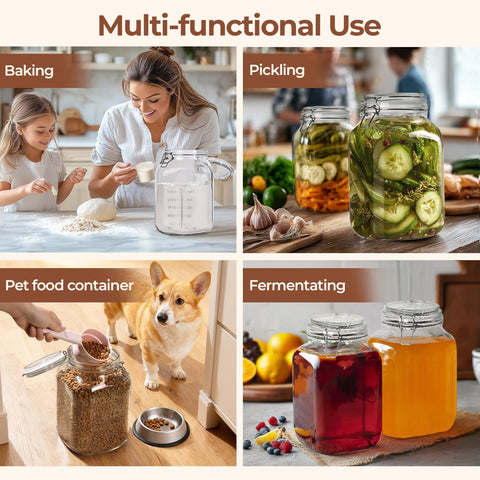 ComSaf 1.1 gallon capacity supports large batch storage.