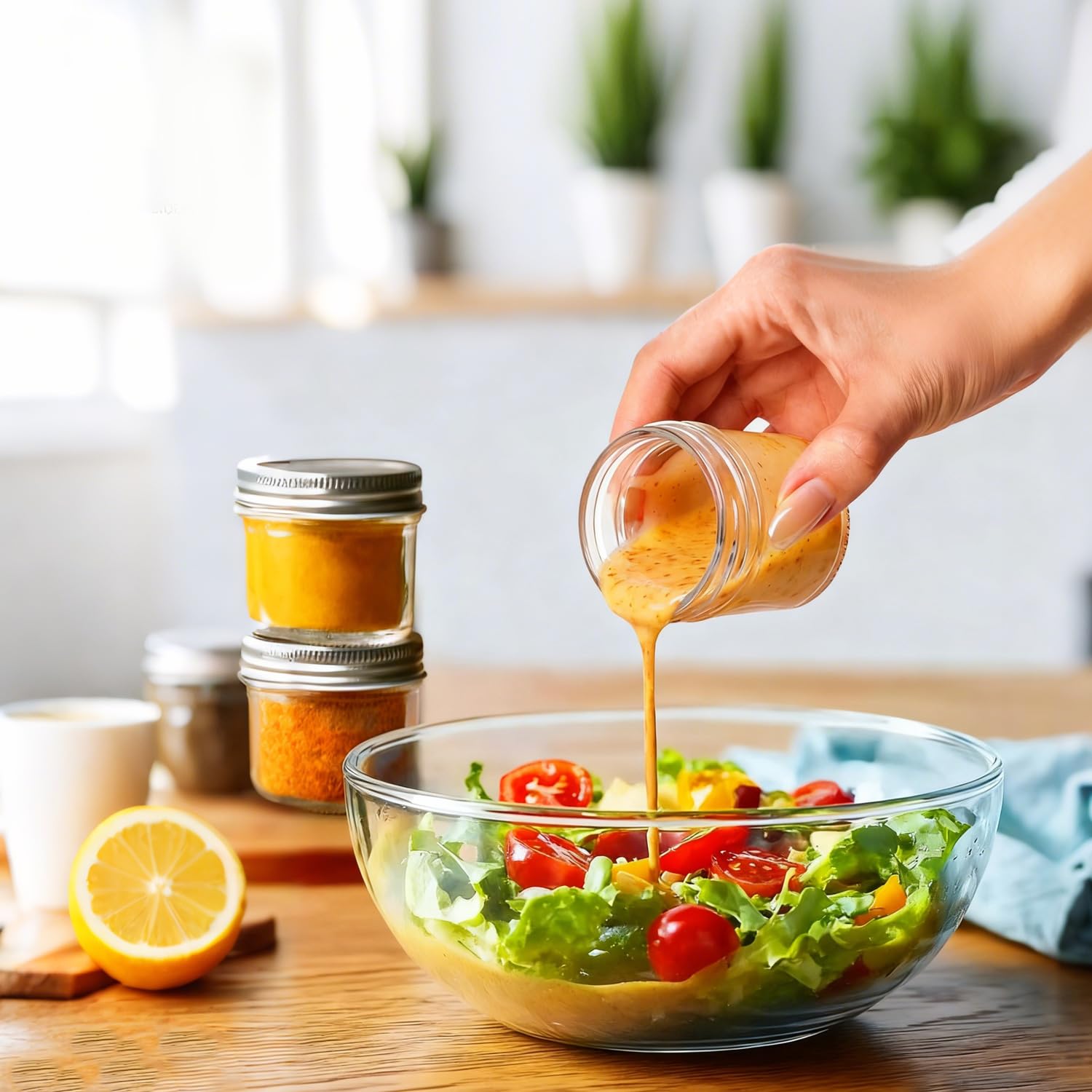 ComSaf mini jam jar 2oz convenient for small spreads and gifts