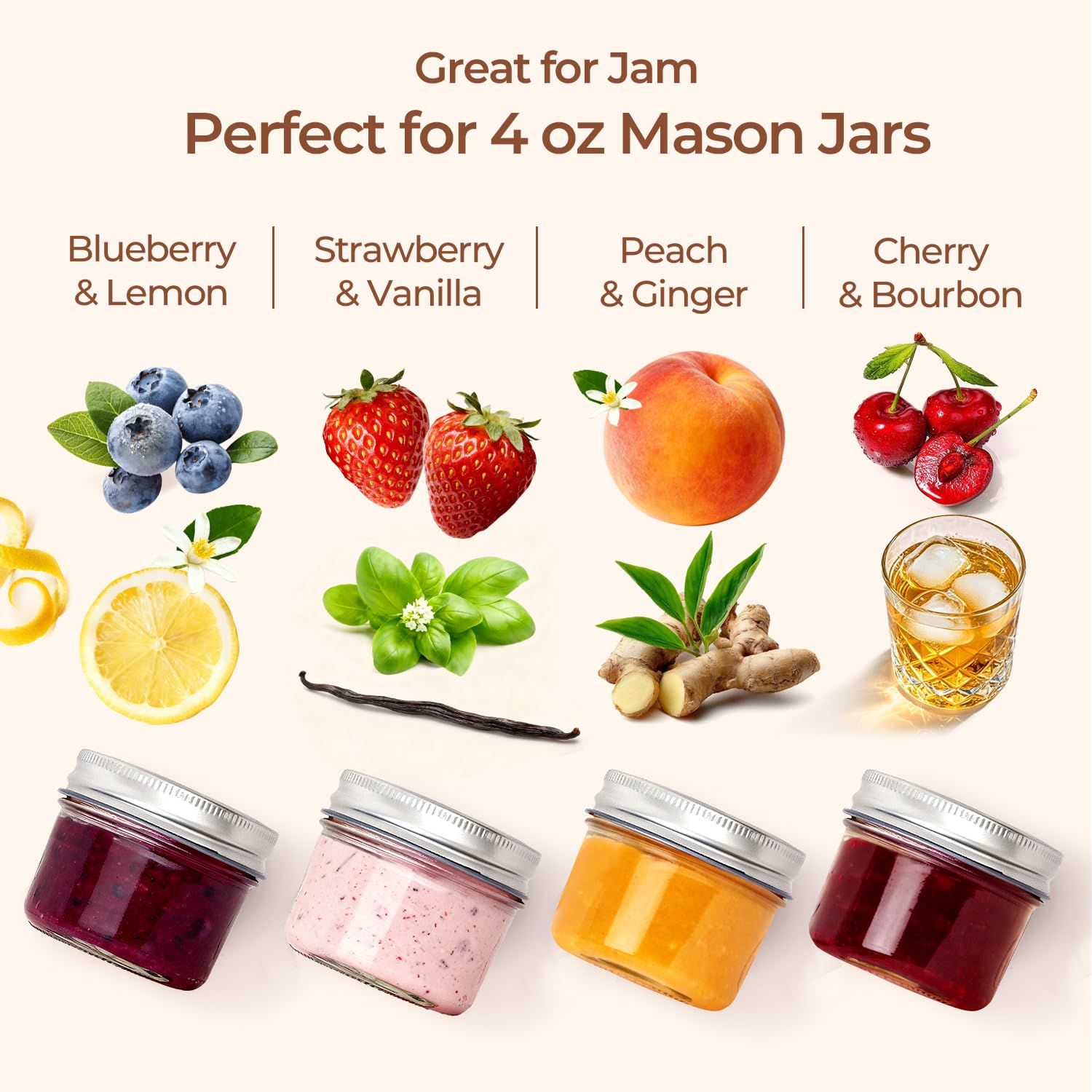 ComSaf 4oz dessert honey jar ready for gifting or pantry display.