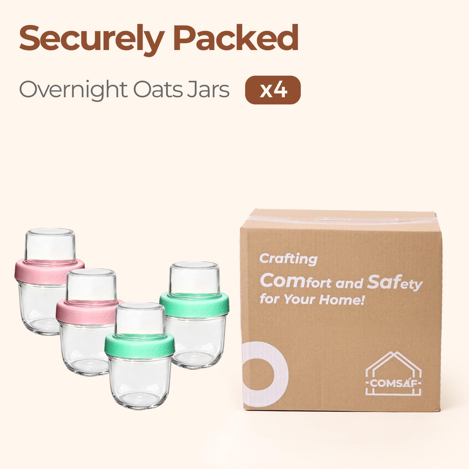 ComSaf versatile containers ideal for yogurt granola or fruit