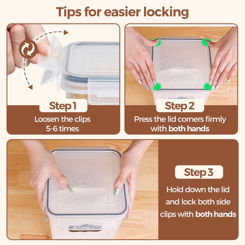 ComSaf pantry organization idea helps keep sugar, cereal, snacks tidy