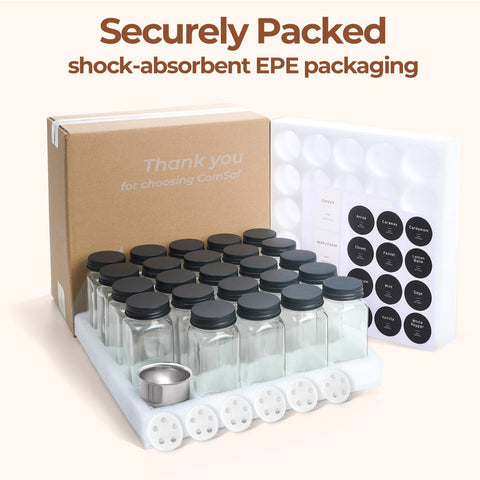 ComSaf pantry setup enables quick meal prep with fast spice access.