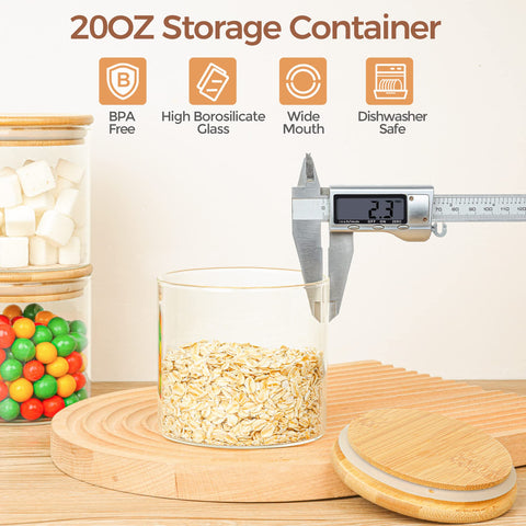 ComSaf pantry-organization solution with round jars that save space