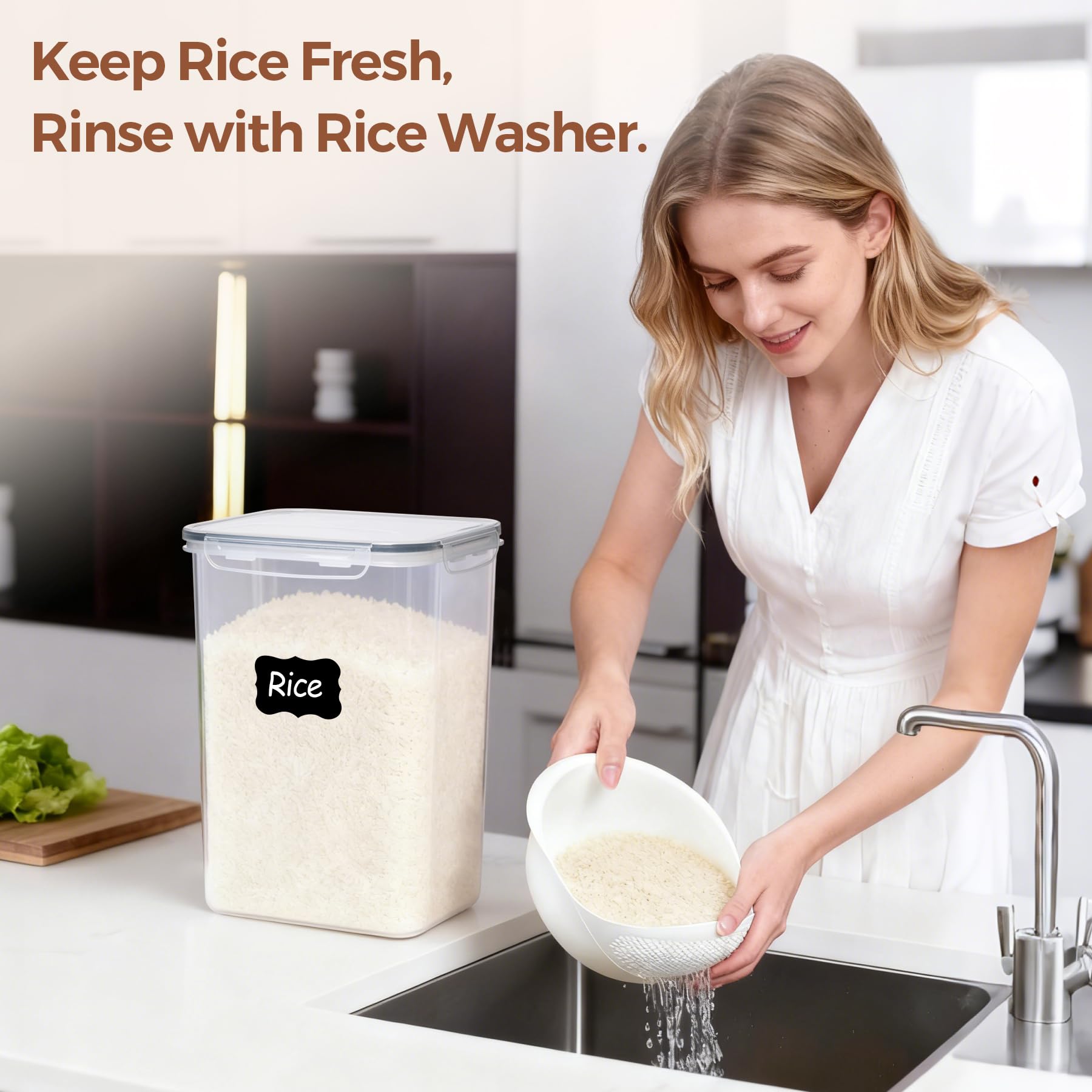 ComSaf measuring cups aid precise portions for cooking.