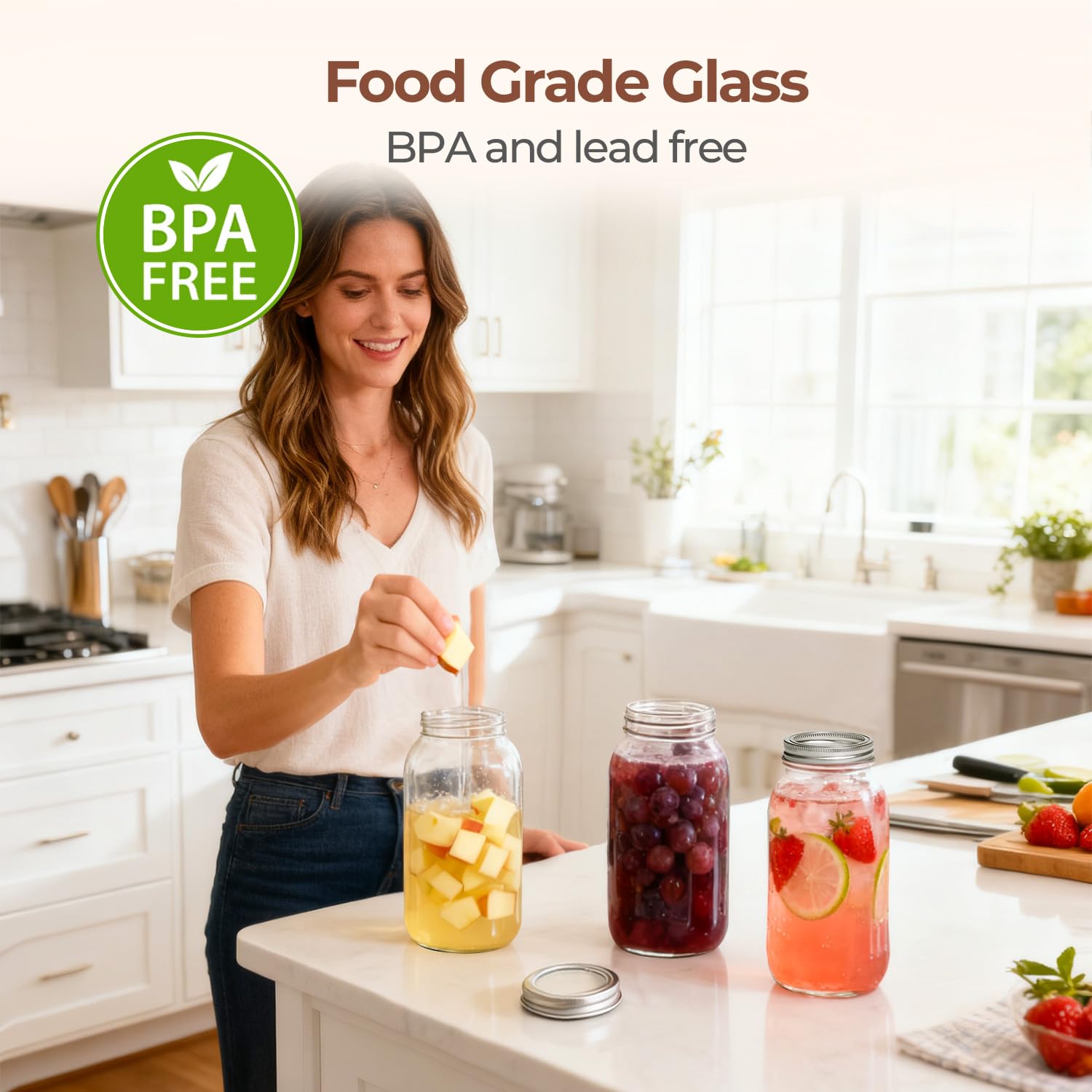 ComSaf sourdough storage jar keeps dough ready for baking