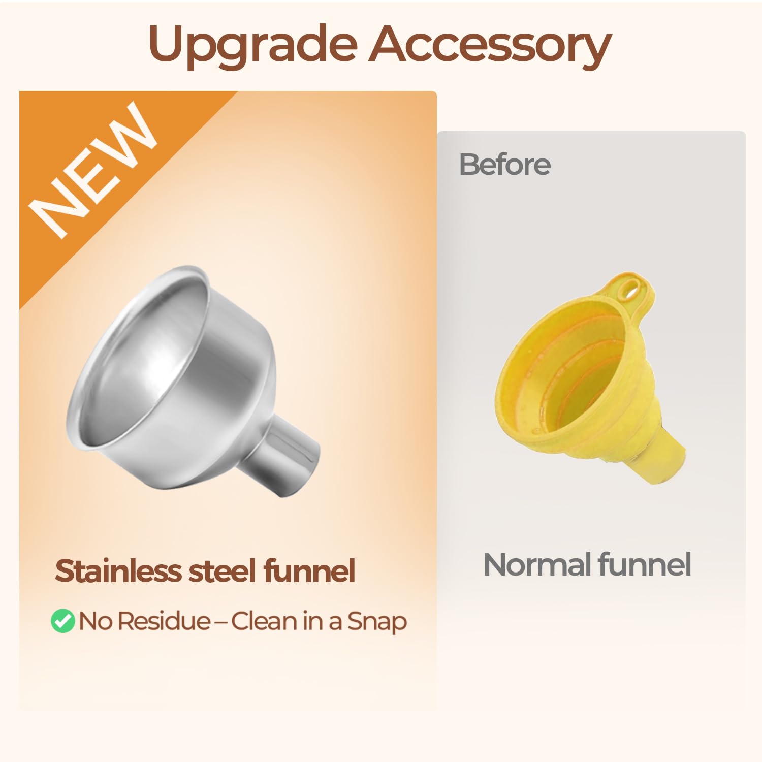 ComSaf spice jars with 4oz capacity save space on kitchen shelves.