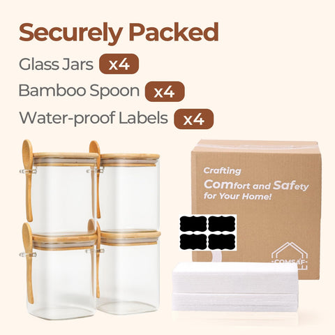 ComSaf compact square design maximizes cabinet space and simplifies meal prep.