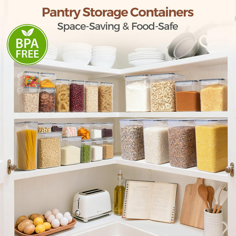 ComSaf stackable kitchen storage saves cabinet space