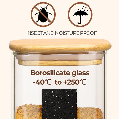 ComSaf stylish jars add a neat, giftable touch to kitchens.