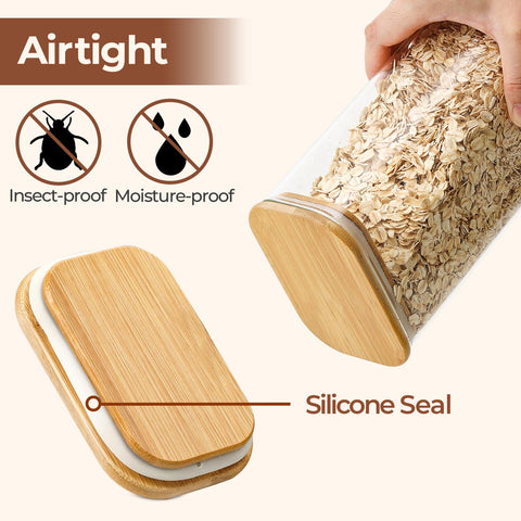 ComSaf sugar coffee container keeps pantry staples organized and accessible.